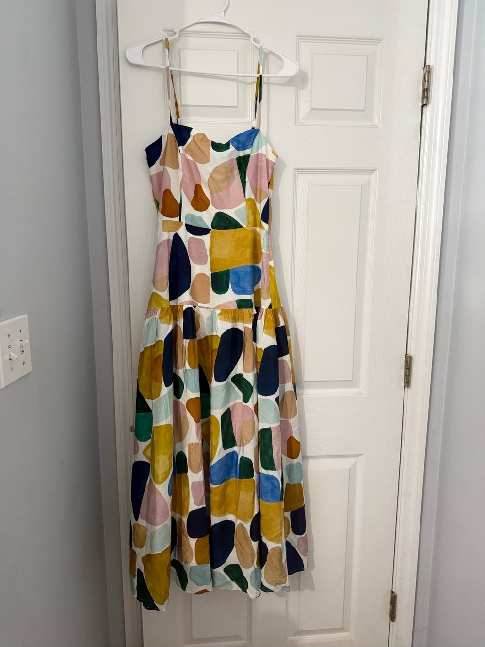 Vici Multicolor Abstract Print Maxi Dress